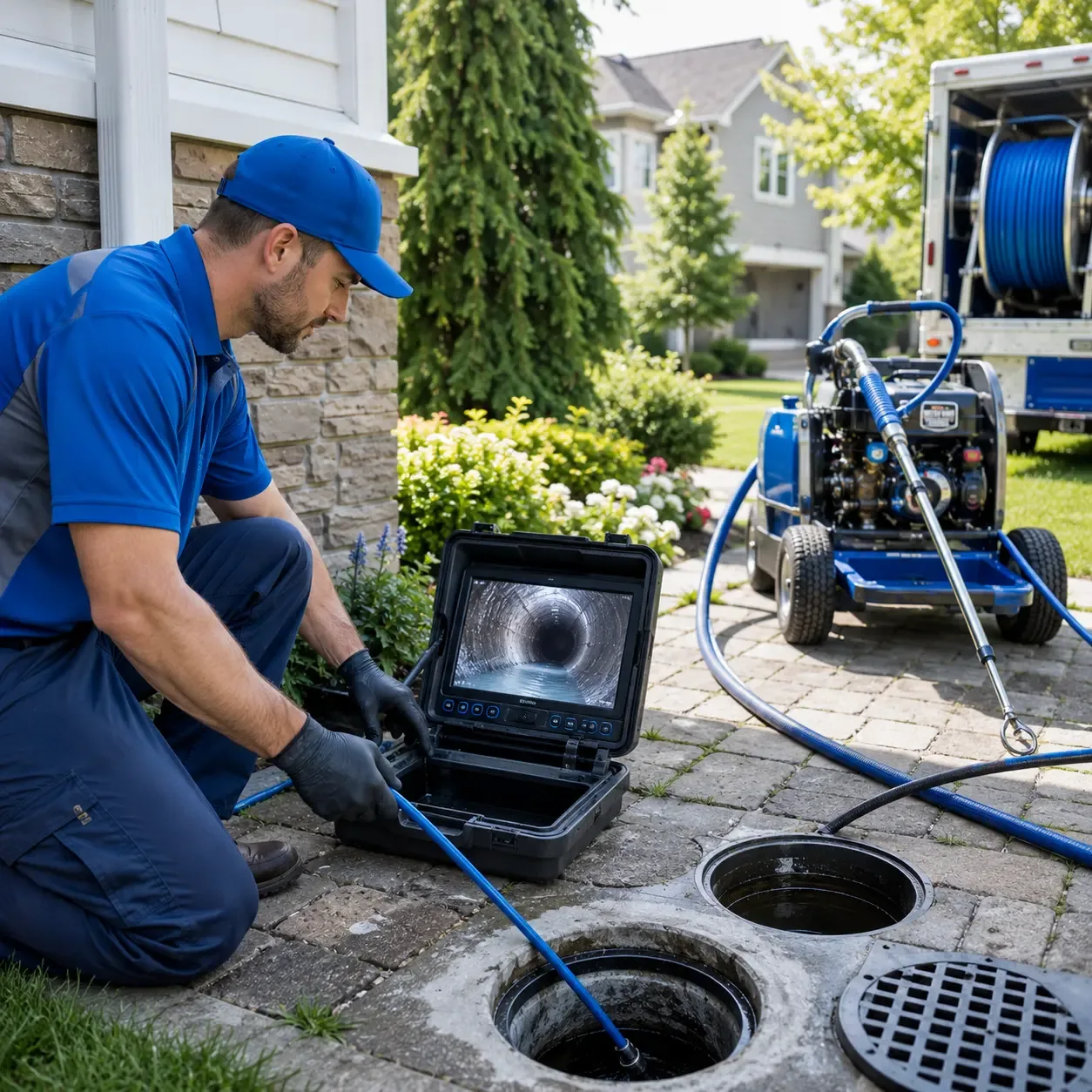 Outdoor drain cleaning professionals serving Jay, NY